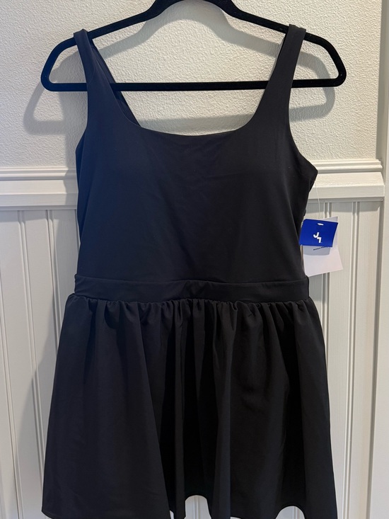 JoyLab Dresses & Skirts - JoyLab Black Sleeveless Fit-and-Flare Dress